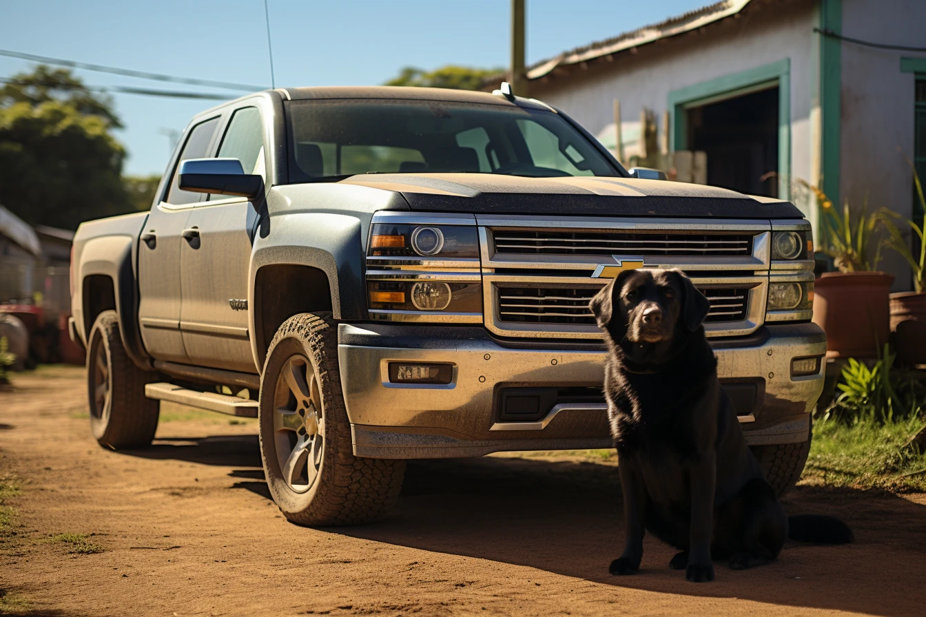 Chevrolet Silverado car trash can